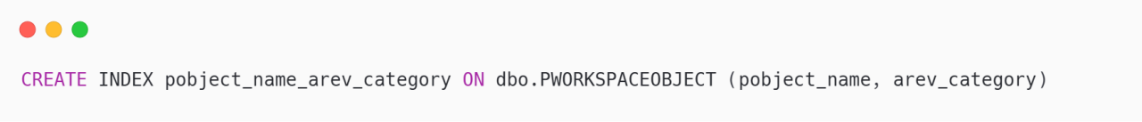 Der vom SQL Server und auch von mir vorgeschlagene Index