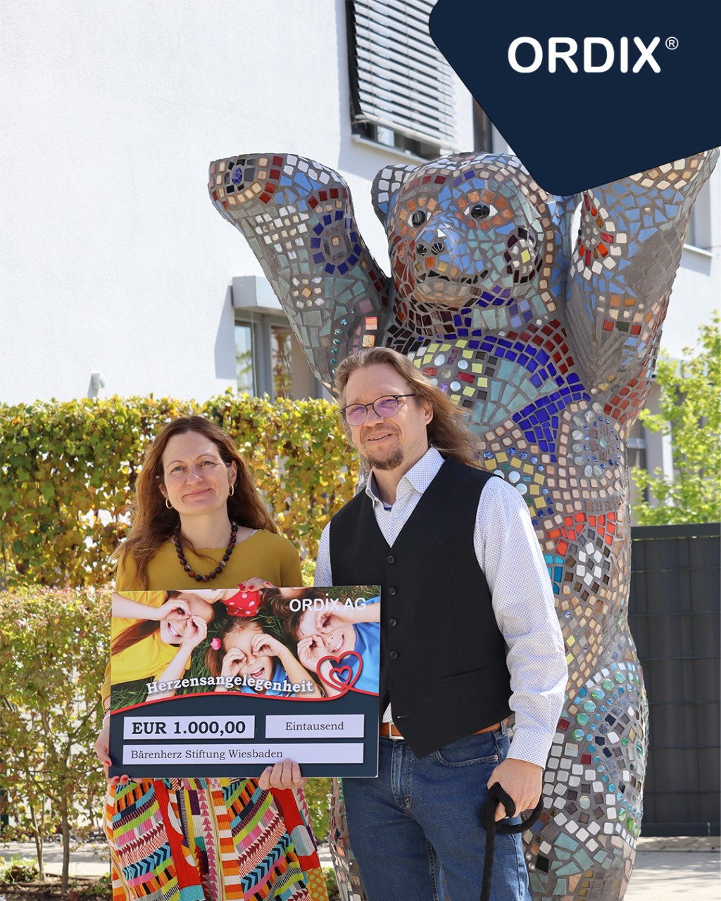 Spendenübergabe Bärenherz Stiftung Wiesbaden
