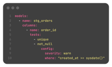 Screenshot der Datei: stg_order.yml
