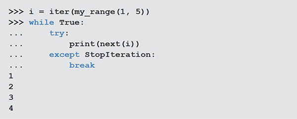 StopIteration Exception